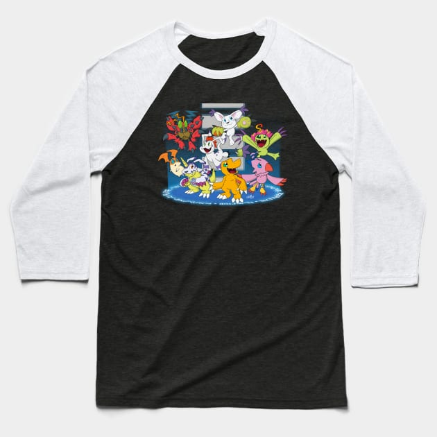 Digimon Adventure Baseball T-Shirt by soldominotees